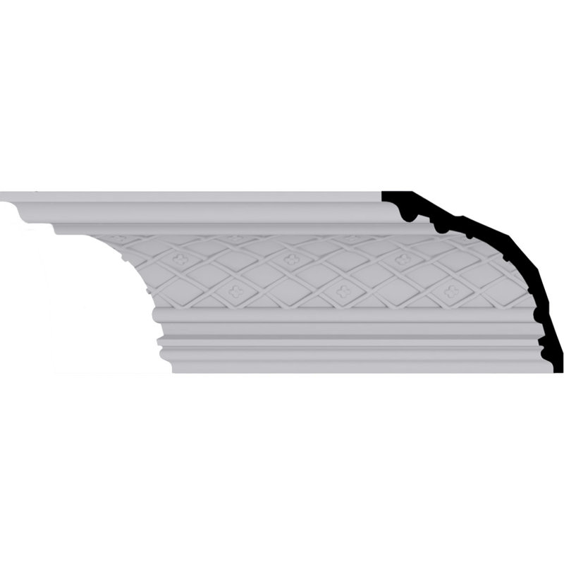 Brightton Large White Polyurethane Crown Moulding