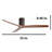 52 Inch Flush Mount Ceiling Fan With Remote Control, 3 Reversible Wood Blades Noiseless Dc Motor Ceiling Fan Without Light