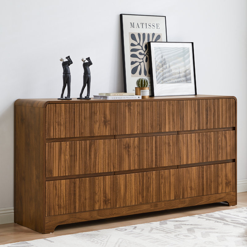 Servidia 9-Drawer Dresser (63" W), Brown