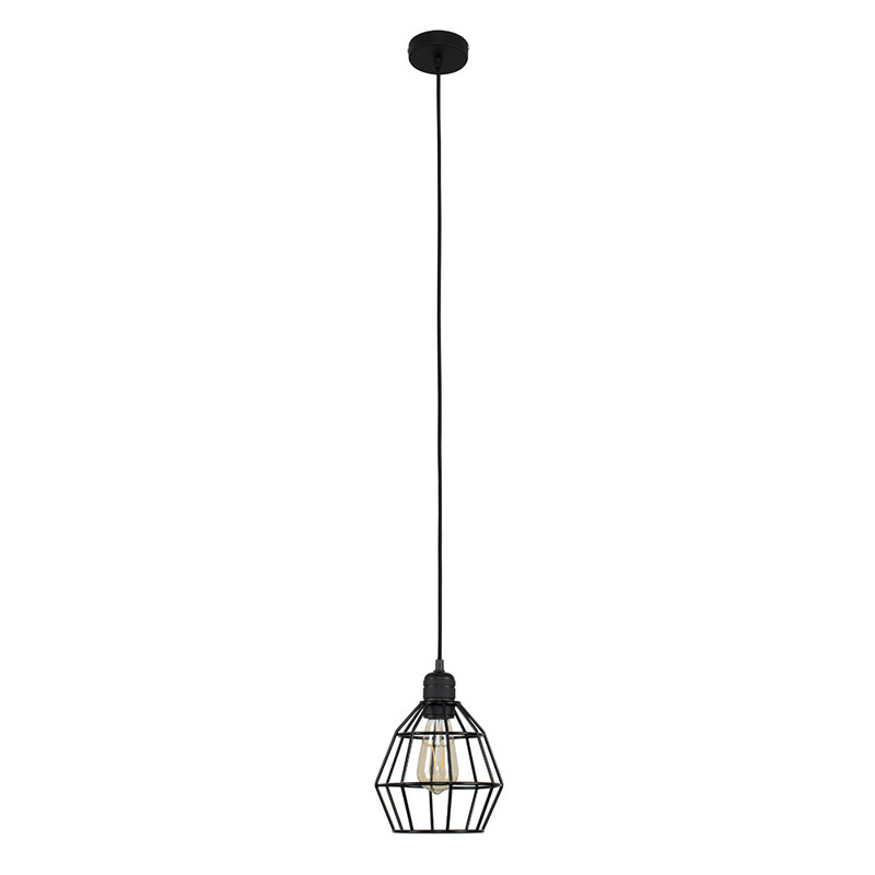 Baden 1 - Light Geometric Pendant, No, Black, Black