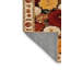 Tapis botanique brun lavable à la machine-781797837