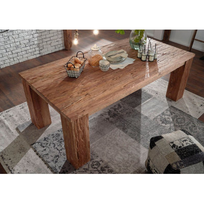 Bassano Teak Solid Wood Dining Table