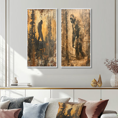 Chupp - Bigfoot Wall Art 2 Pieces Set