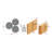 Papella Glass Top Single Coffee Table