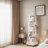 360° Display Round Spinning Rotating Bookshelf with Wheels and Drawer-1577913070-1577913058