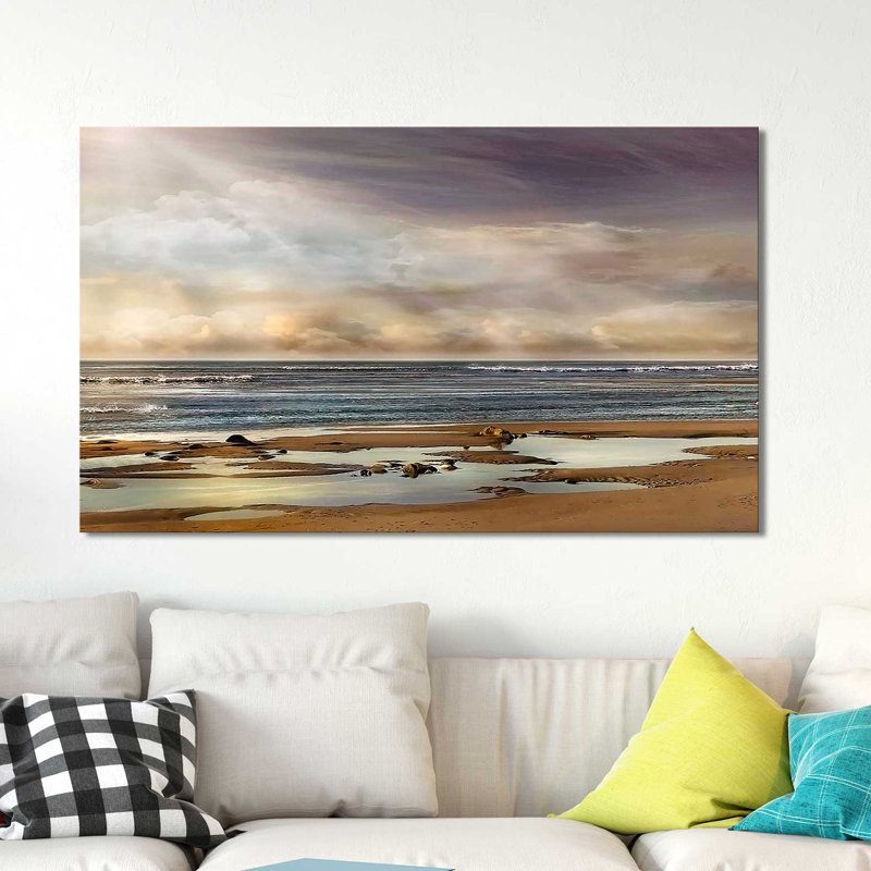 «Tidal Pool», impression sur toile, H 18 po x l 30 po x P 1 po, Toile tendue