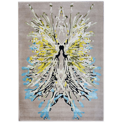 Floral Hand Woven Area Rug