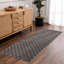 Tapis noir lavable à la machine Kwan-347117196