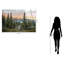 Art mural en verre trempé sans cadre Tranquil Peaks - 60 po x 40 po