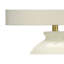Lighting, h 26 po, lampe de table, abat-jour, céramique crème, transitionnel