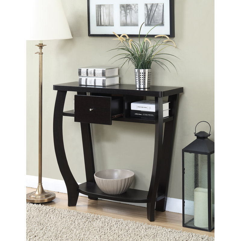 Hubbert 36'' Console Table, Espresso, 33.75" H x 36" W x 11.5" D
