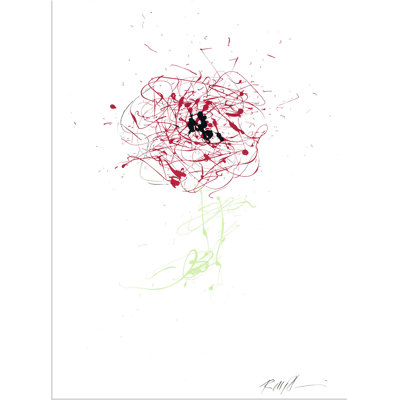 Spatter Flower Print