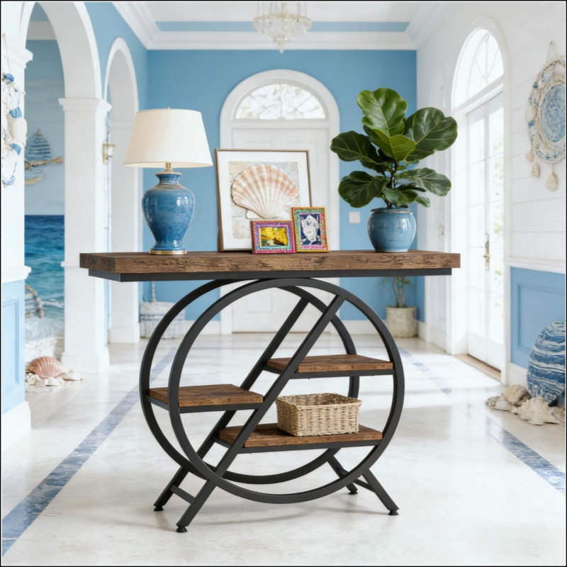 Table de couloir, console chic, table de vestibule fonctionnelle