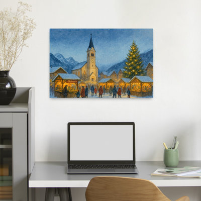 Art contemporain, paysage pacifique romantique serein