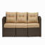 Canapé d'extérieur de 76 po de largeur avec coussins-1820050658-1820050670