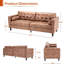 Palardy 4 Seater Faux Leather Sofa-1386607732