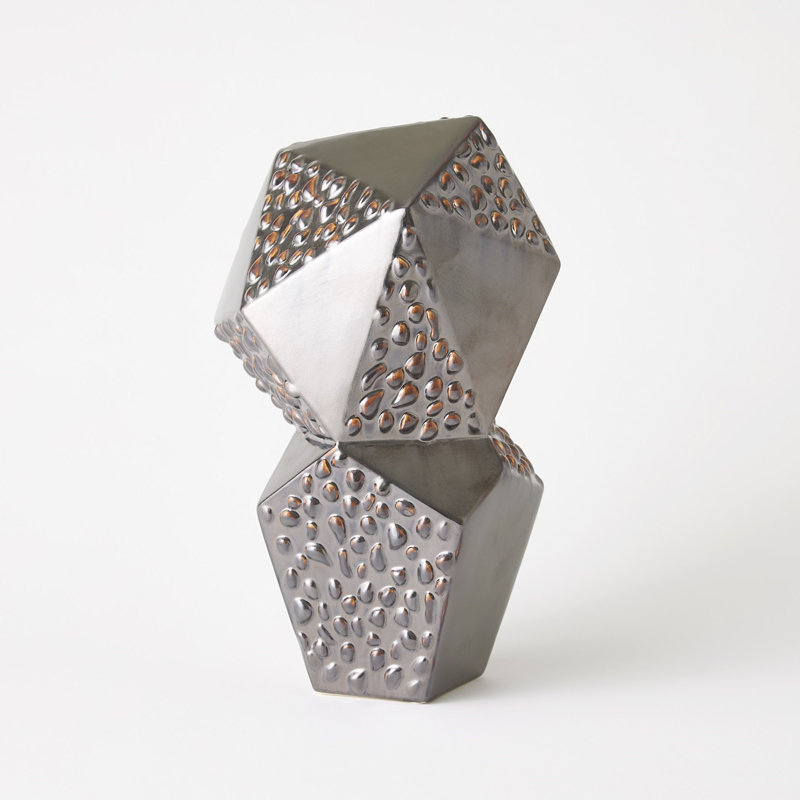 Les Facettes Sculpture, Matte Antique Bronze