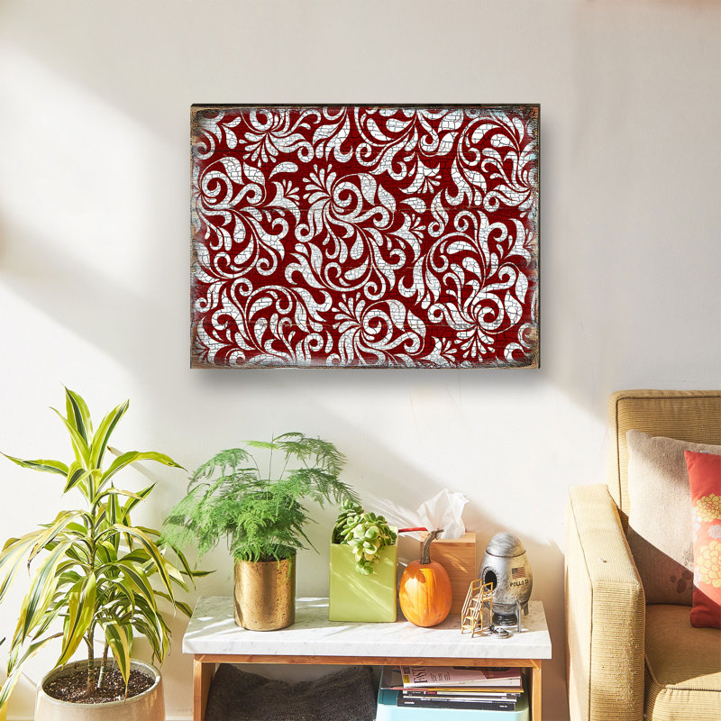Décoration murale à motif de blocs de bois rustiques, H 9 po x l 12 po x P 1,5 po