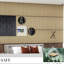 Paquet de 4 panneaux muraux en chêne imitation bois 24 "X24" pour plafond de bureau gris