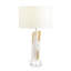Gilded Selenite Table Lamp
