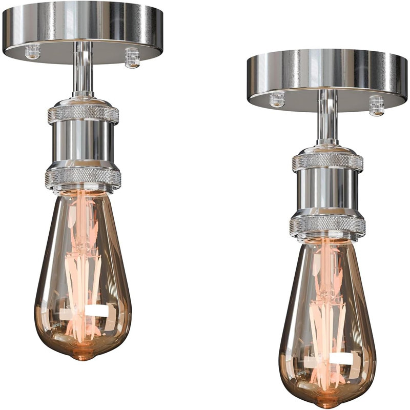 Semi Flush Mount, Chrome