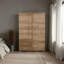 Armoire moderne à 2 portes avec tablettes et tiroirs Fifty