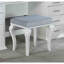 Ensemble de meuble-lavabo 1Pc avec tabourets rembourrés Glam Style 8Mm