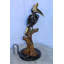 Statue en bronze coloré 10 po x 10 po x H 22 po Nifao Collection