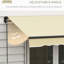Auvent de terrasse rétractable 8 pi x 6,5 pi avec abri de soleil avec manivelle, tissu 280 g / m², structure en aluminium robuste pour terrasse, balcon, cour, auvent de terrasse beige rétractable, résistance et acier
