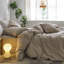 Ensemble de housse de couette à rayures 100% coton lavé MooMee-118026350-115097797