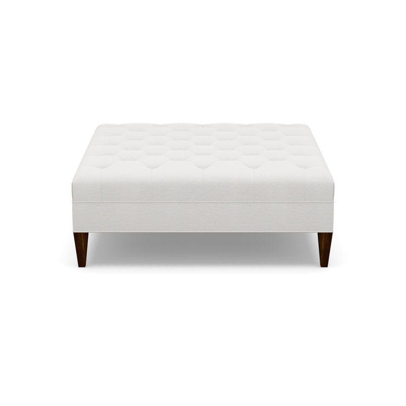 Square Ottoman, Walnut, 9637-82