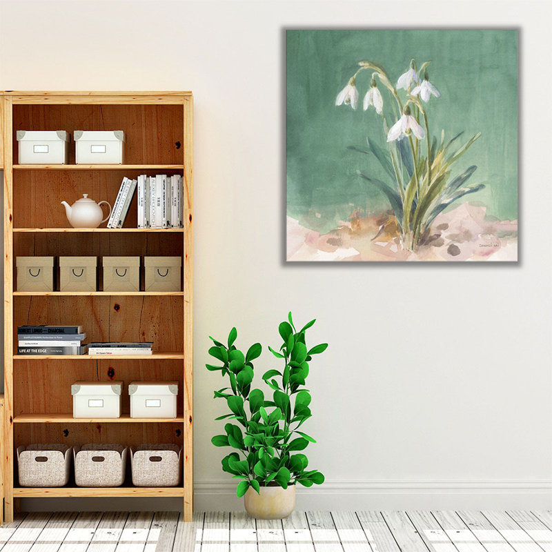 «Soft Dewdrops», reproduction d'art sur toile, H 12 po x l 12 po