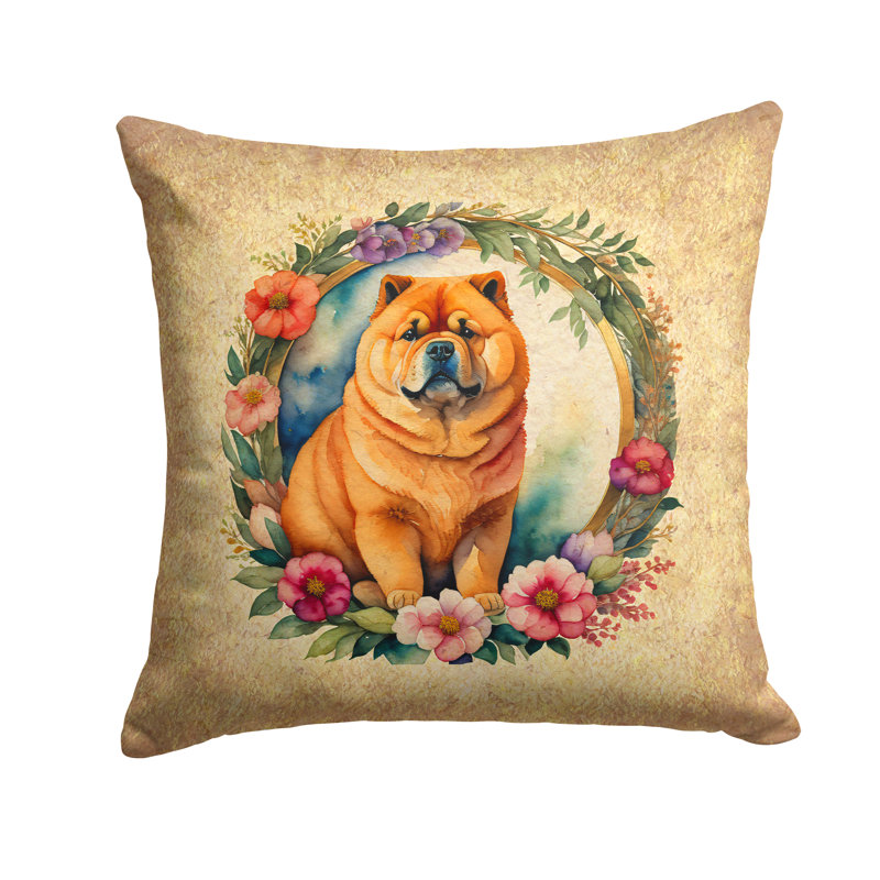 Coussin décoratif intérieur / extérieur en polyester , H 14 po x l 14 po x P 3 po