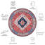 Tapis 133 rouille / bleu 133-15578677
