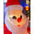 Pre-Lit Santa With Dog Inflatable