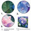 Hortensia bleu et vert - art mural floral grand-1625832246-1625832247
