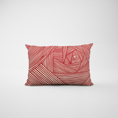 Polyester / Mélange de polyester Housse de coussin rectangulaire intérieure / extérieure lombaire et insert