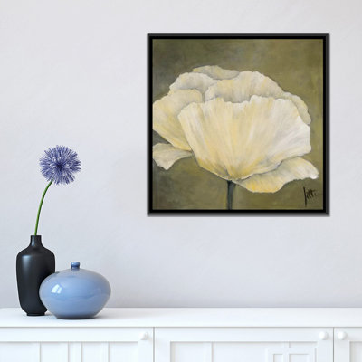 «Poppy in White I», impression sur toile