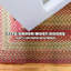 Tapis en jute / canneberge Cridhe-110099006