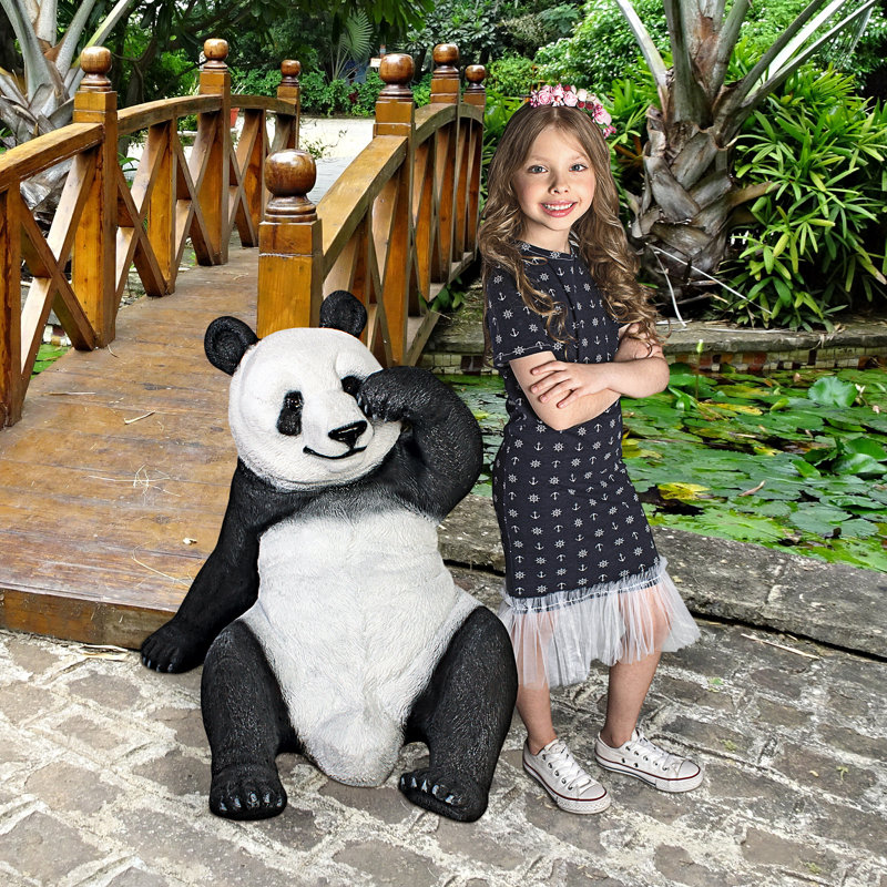 Statue gao gao géante panda