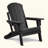 Folding Outdoor Adirondack Chair Set Of 2 And Table Set,HDPE All-Weather Folding Fire Pit Chair,  Ergonomic Design Patio Lawn Chair For Outside Deck Garden Backyardf Balcony-1062373469