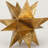 Resin Gold Geometric Star Decorative Object, Decorative Sculpture with Multi-Angle Design