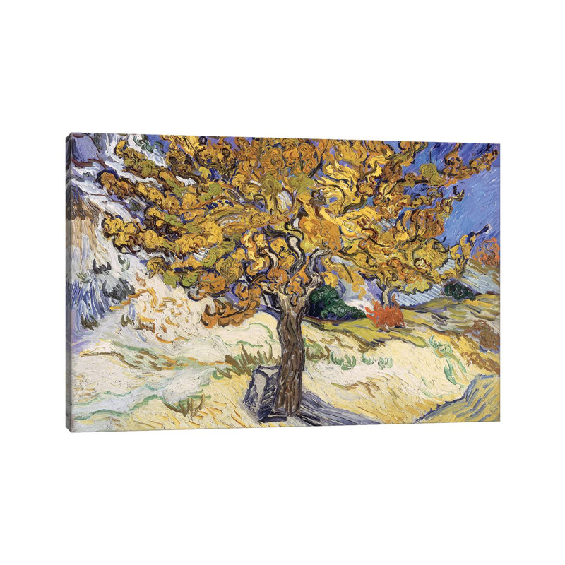 Mûrier, 1889 - Giclée sur toile tendue avec châssis, H 26 po x l 40 po