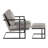 Montreal Faux Leather Accent Chair with Ottoman-952747650