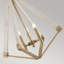 Overstreet 3 - Light Weathered Brass Geometric Pendant