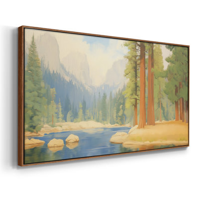 Série paysage - L III - Toile tendue avec châssis encadré - Prêt à être accroché