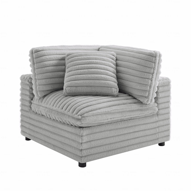 Fauteuil d'angle, Gris