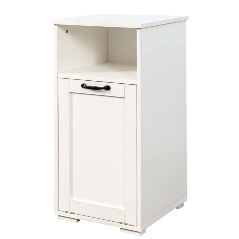 Armoire de rangement pratique pratique pour salle de lavage équipée d'un sac intérieur doublure amovible