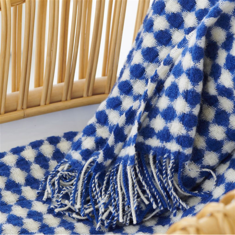 Landowne Cobalt Throw 