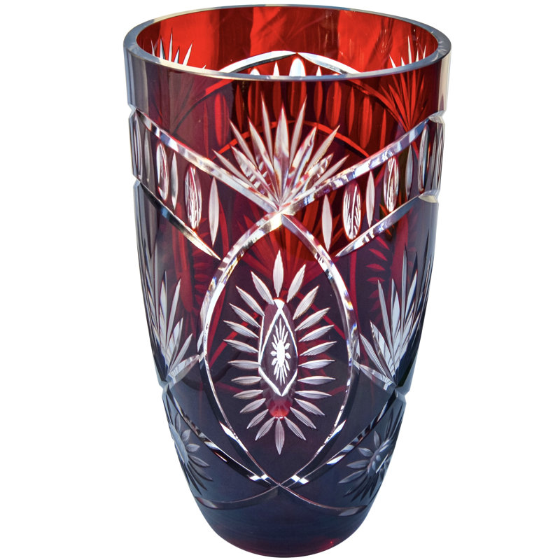 Handcrafted Crystal Table Vase